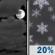 Saturday Night: Mostly Cloudy then Slight Chance Rain And Snow